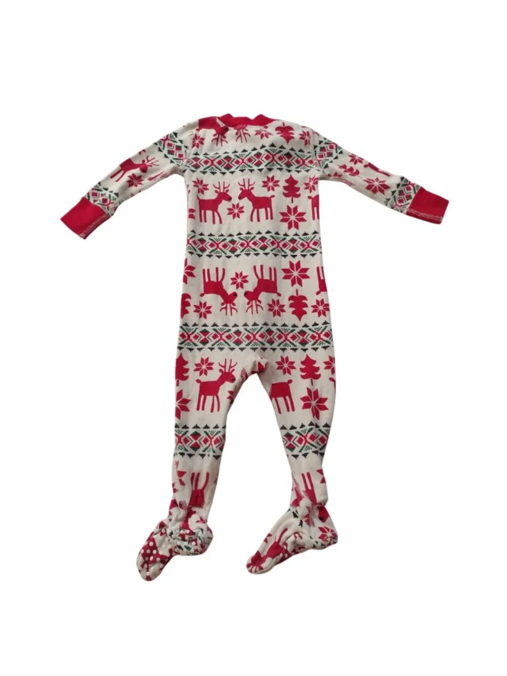 Lot of 2 Hanna Andersson Boys Pajamas 12-18M Holiday Christmas Polar Bear Pjs